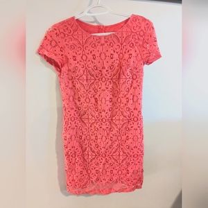Size 2p Banana Republic dress coral